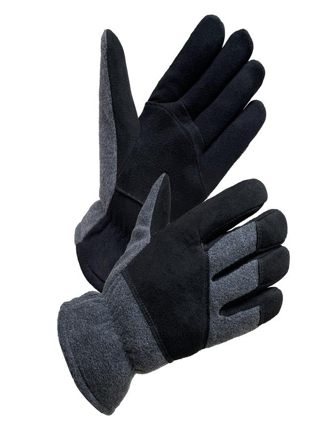 SKYDEER Winter Gloves with Soft Deerskin Suede Leather For Men Cold Weather Work (SD5176T/XL, Warm 3M Thinsulate Insulation) - Image 1